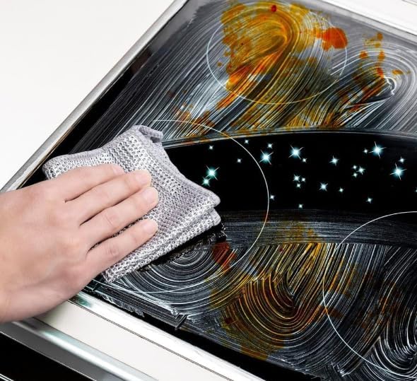 Multipurpose Wire Dishwashing Rags for Wet and Dry Pack of 10