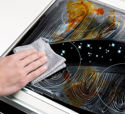 Multipurpose Wire Dishwashing Rags for Wet and Dry Pack of 10