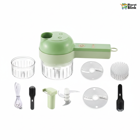 4 in 1 Portable Electric Vegetable Cutter Set