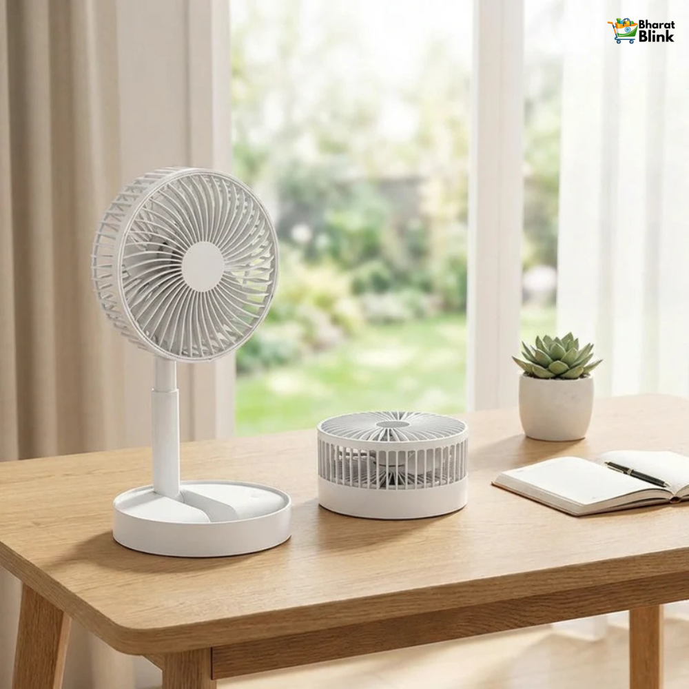 Powerful Rechargeable High-Speed Table Desk Fan