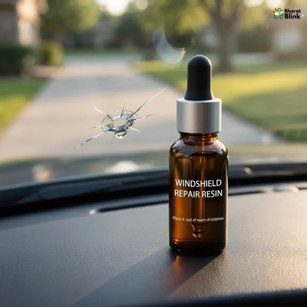Windshield Glass Repair Kit – Crack & Chip Fix Solution (Pack of 1)