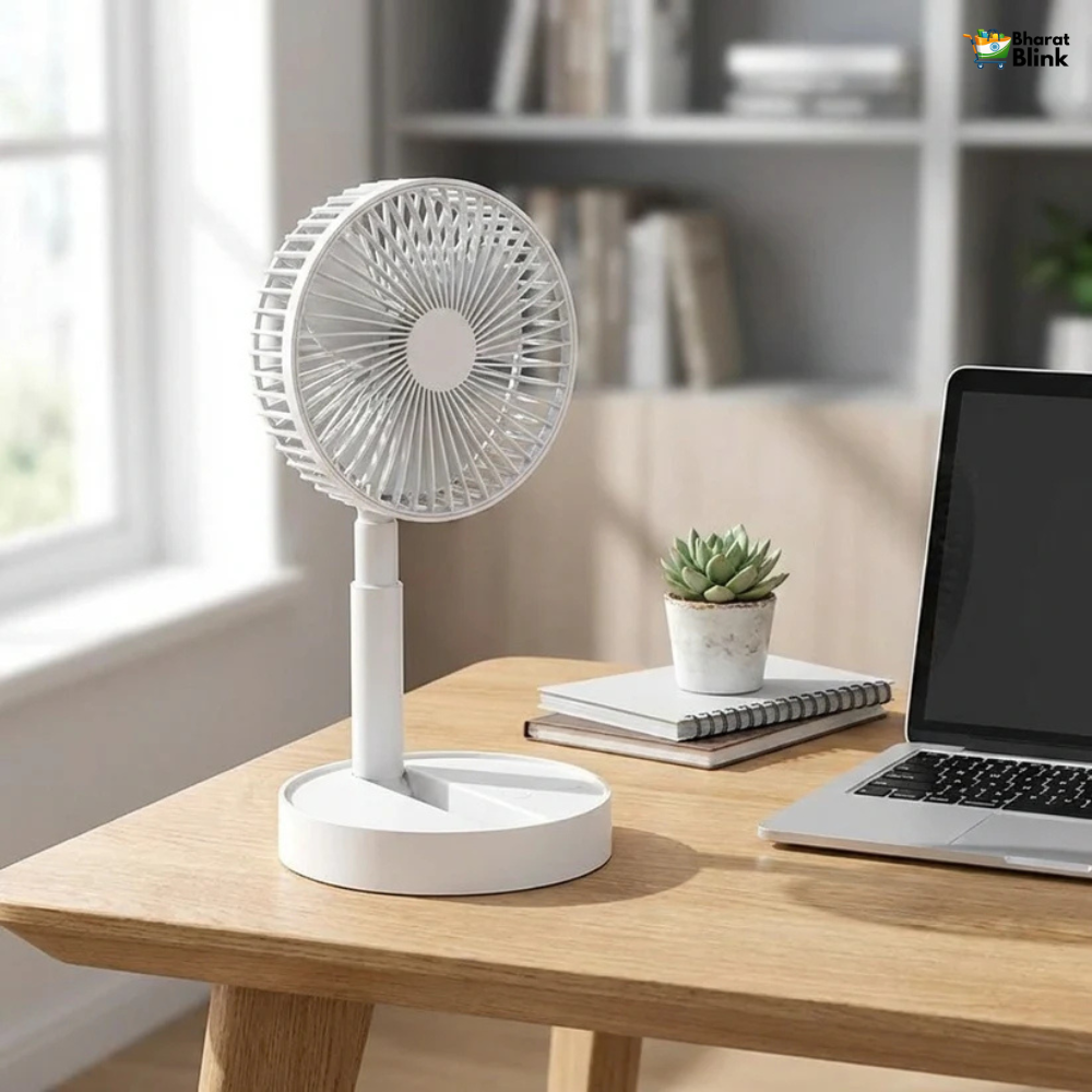 Powerful Rechargeable High-Speed Table Desk Fan