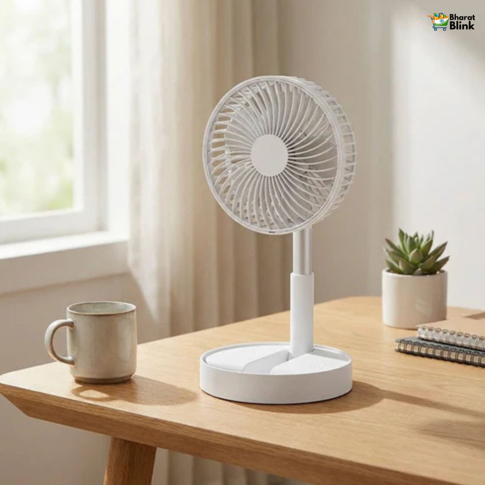 Powerful Rechargeable High-Speed Table Desk Fan
