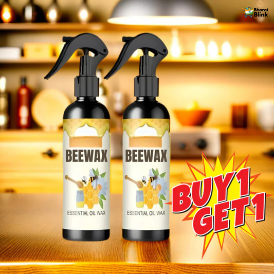 Natural Beeswax Furniture Polish Spray – Wood Cleaner & Shiner (Pack of 2)