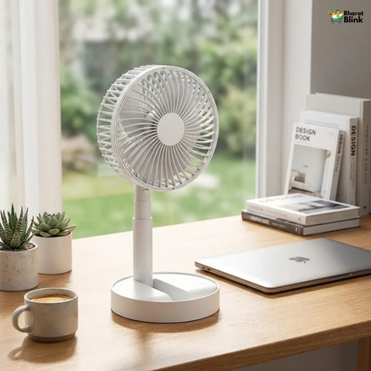 Powerful Rechargeable High-Speed Table Desk Fan