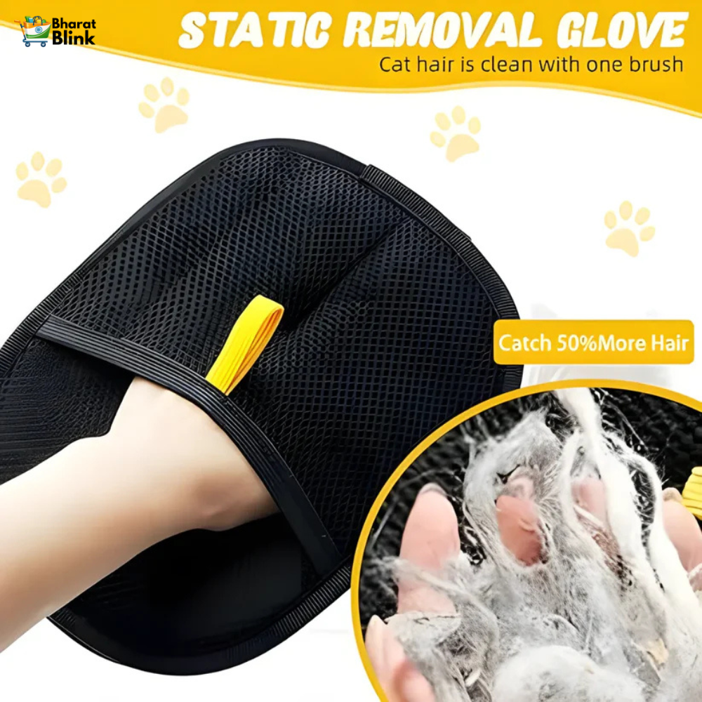 Pet Hair Removal Gloves (Buy 1 Get 1 Free)