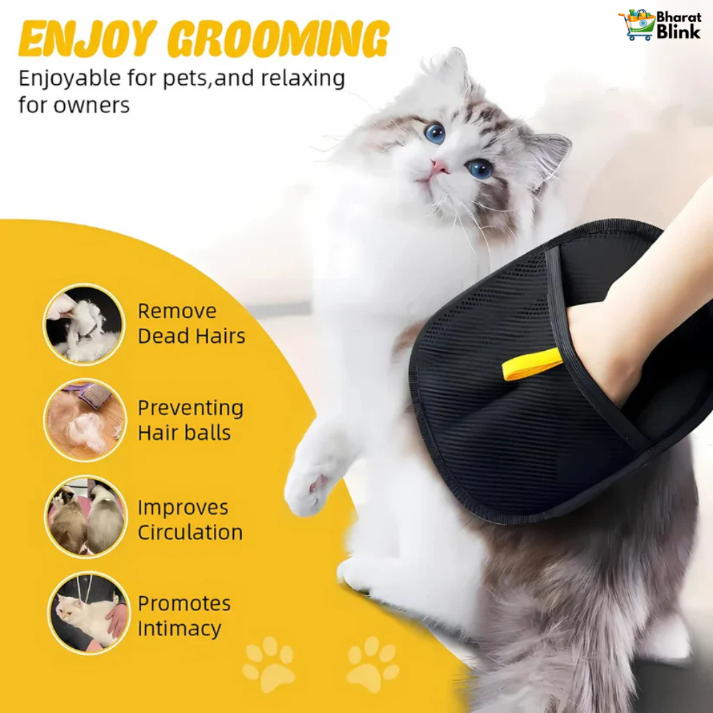 Pet Hair Removal Gloves (Buy 1 Get 1 Free)