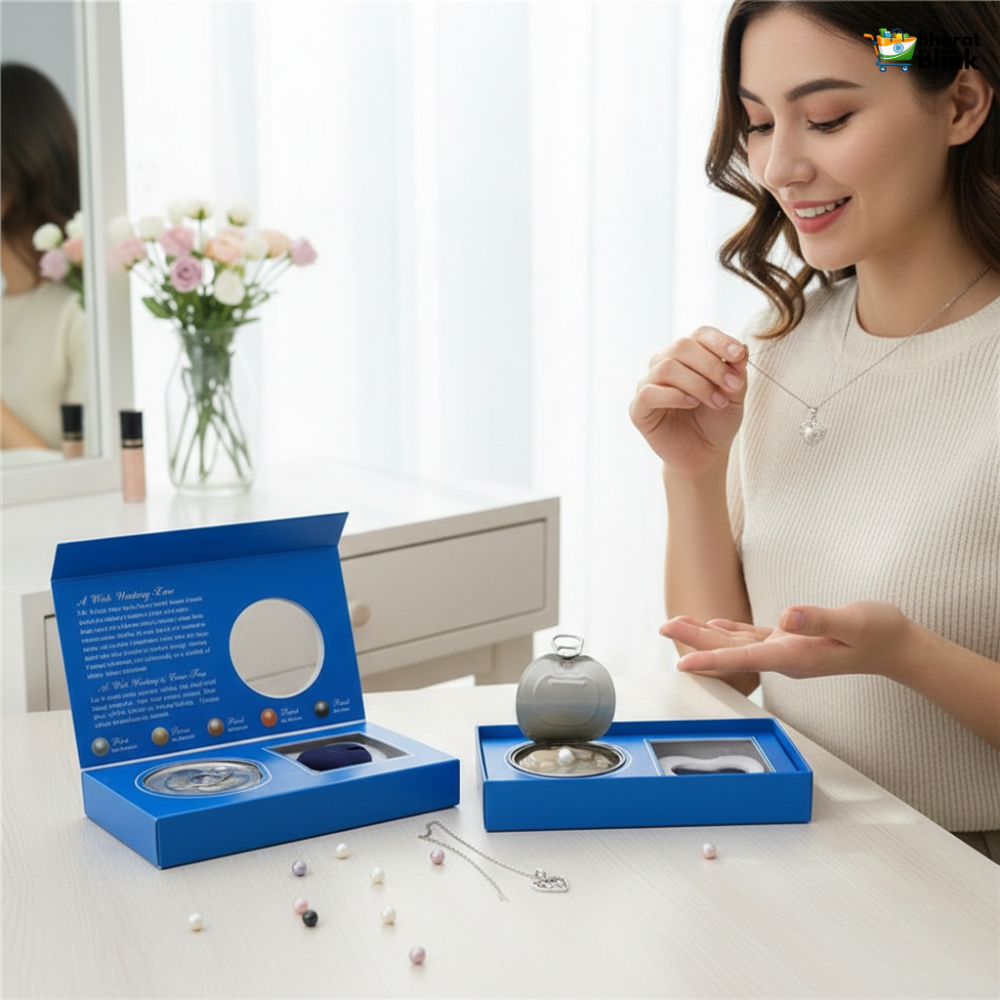 Freshwater Shell Canned Oyster Ocean Love Real Pearl Necklace Set