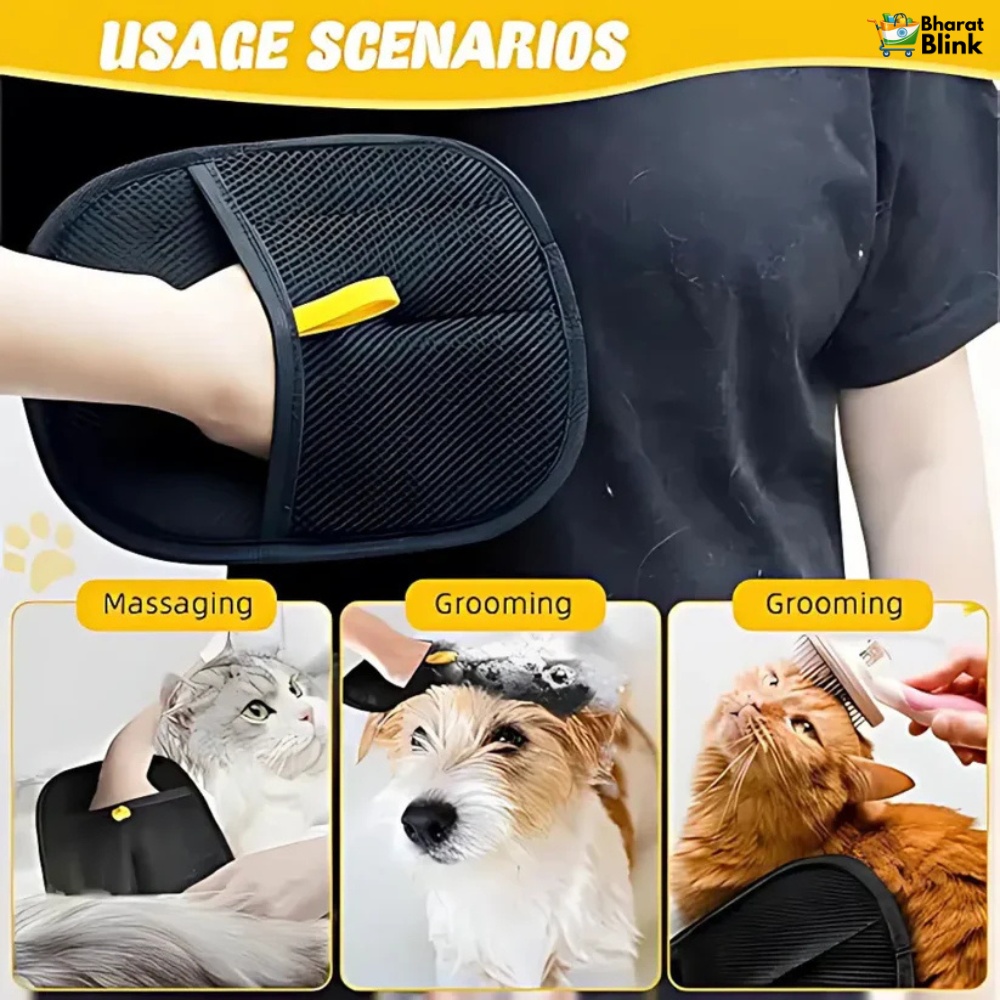 Pet Hair Removal Gloves (Buy 1 Get 1 Free)