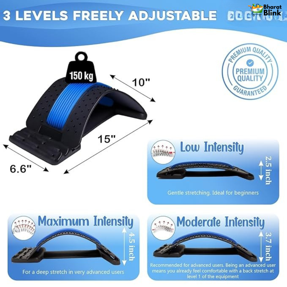 Multi-Level Back Stretcher Posture Corrector Device