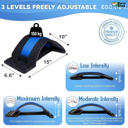 Multi-Level Back Stretcher Posture Corrector Device