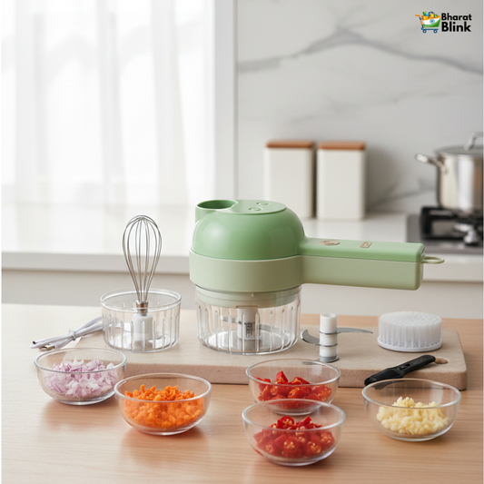 4 in 1 Portable Electric Vegetable Cutter Set
